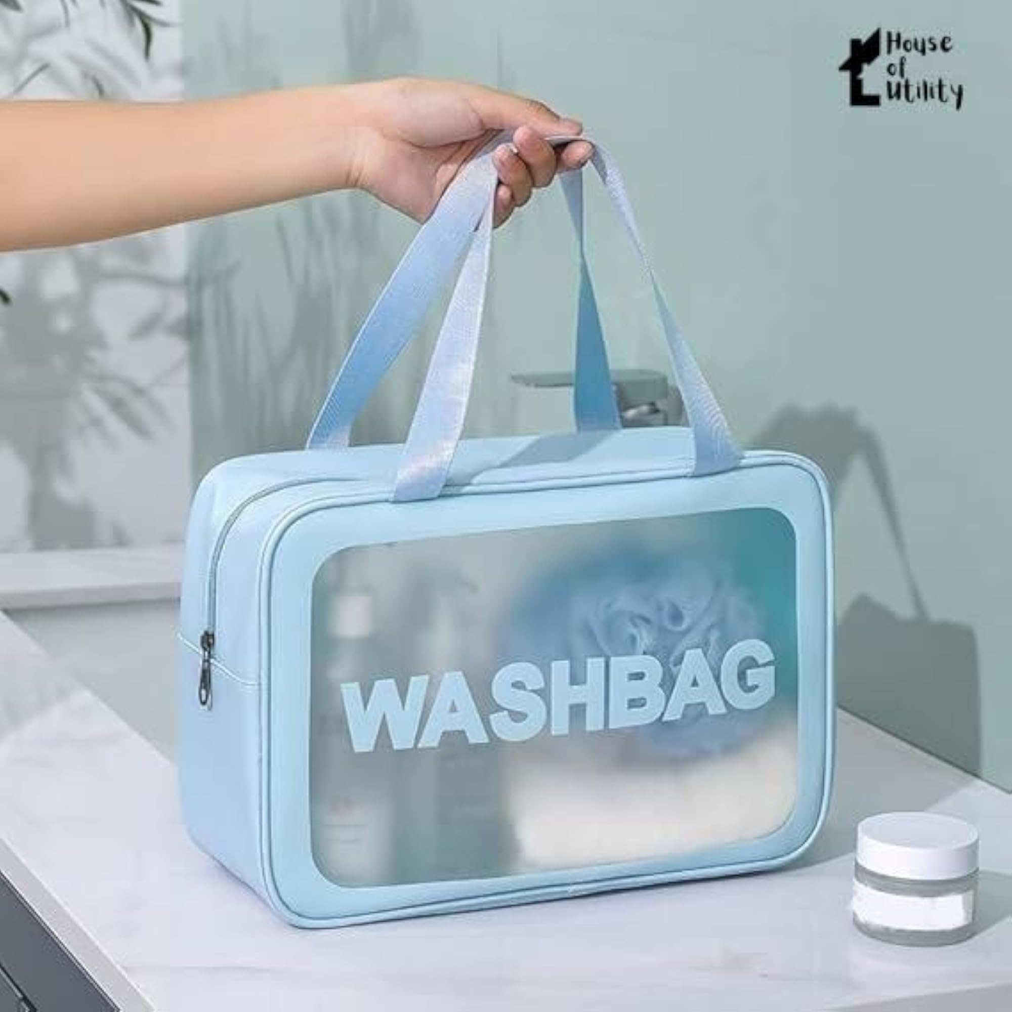 3 Piece Wash Bags Toiletry Bag Set, Waterproof